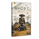 BLJKHTGG Ghost of Yotei Poster, Videospiel, Leinwand, 