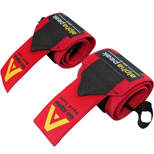 アルファピーク(AlphaPeak) リストラップ ハードタイプ 筋トレ トレーニング 手首の補助 国内正規品