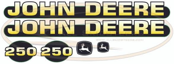 Generic Decal Sticker Kit for John Deere 250 Skid Steers | KV22781