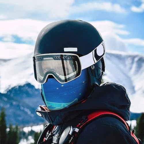 Balaclava para Hombre Mujer - Cubrebocas Fluorescente con Protección UV para Ciclismo, Esquí, Correr | Antiviento y Protector Solar miniatura 5