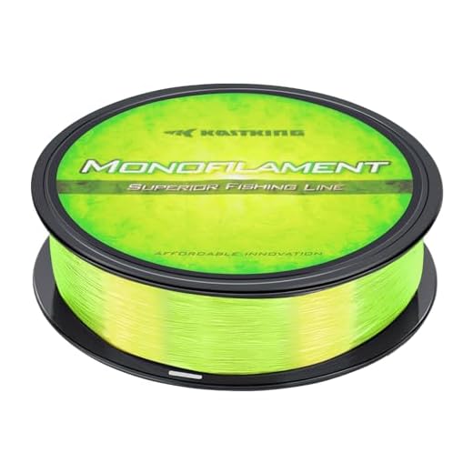 KastKing Premium Monofilament Fishing Line, Sunrise Yellow,300Yds,4LB