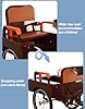 LSQXSS Elderly tricycle with large cabin,tandem trike with foldable back seat,double chain drive,cargo trike,3 wheels bicycle,shock absorb front fork,rickshaw trike with pedals,dual brakes #3