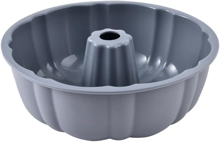 9 inch Silicone Dunots Cake Pan Pumpkin Cakes Baking Mold (Grey)