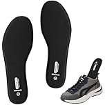 7STROBBS Cushion Memory Foam Insoles, Comfort Soft Inserts for Men Women, No Deform Inner Soles Replacement Insole for Trainer, Work Boot, Walking Shoes Black UK 8