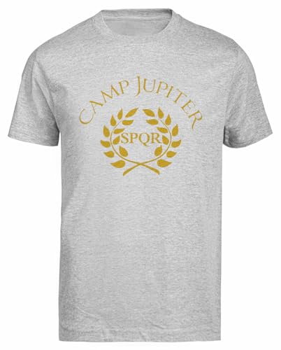 Camp Jupiter T-Shirt Grigia da Uomo Manica Corta Regolare