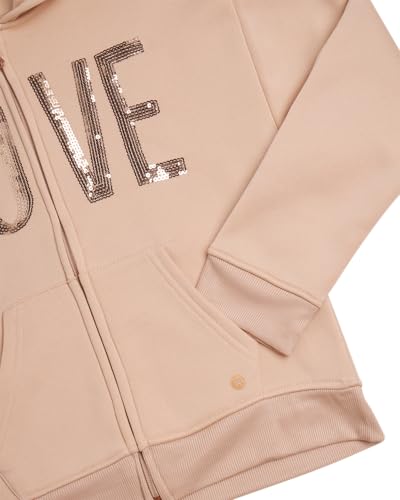 RBX Girls Sweatsuit - 2 Piece Soft Fleece Breathable Zip Up Hoodie and Jogger Pants - Athletic Girls Athletic Sets (7-12)3