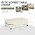 Porch Shield Patio Coffee Table Cover - Waterproof Outdoor Furniture Rectangular Small Table Covers 48 x 26 inch, Beige