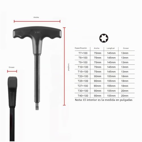 Llaves tipo Torx 12 Imagen adicional
