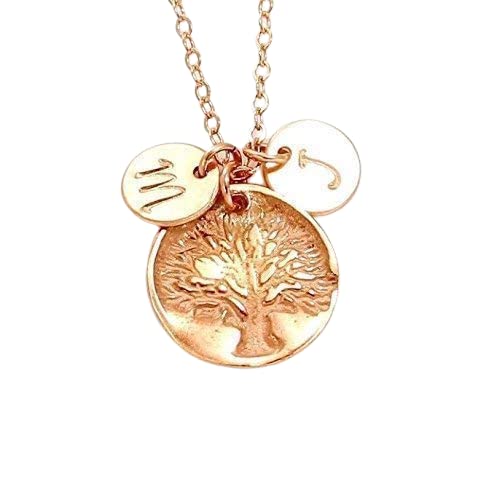 Rose Gold Family Tree Necklace 