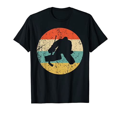 Hockey Vintage Retro Hockey Goalie T-Shirt