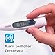 Citizen CTA303 Antibakterielles, wasserfestes, digitales medizinisches Thermometer mit Fieberalarm, oral, Achselhöhle, rektal, genaue Messungen für Erwachsene, Kinder, Kleinkinder und Babys