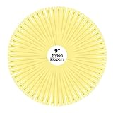 Durable Non-Separating Zippers or Cremallera: The colored zippers with nylon coil, metal slider, and zippers butter yellow tape make perfect fashion zippers, dress zippers, purse zippers, quilting & upholstery zippers, and pocket zippers for bags and...