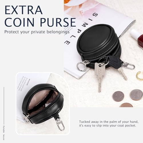 LONG VACATION Clear Bag for Stadium Events, Clear Purses for Women Stadium Crossbody, PVC Clear Concert Bag with Coin Purse3