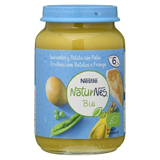 Nestlé Naturnes Bio Puré Guisantes, Patata Y Pollo Tarrito Para Bebés Desde 6 Meses - Pack de 12 tarritos 190g