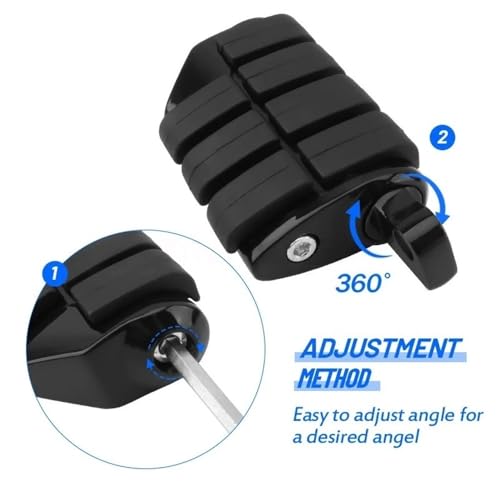 Repose-pieds moto antidérapant pour Touring et Boy