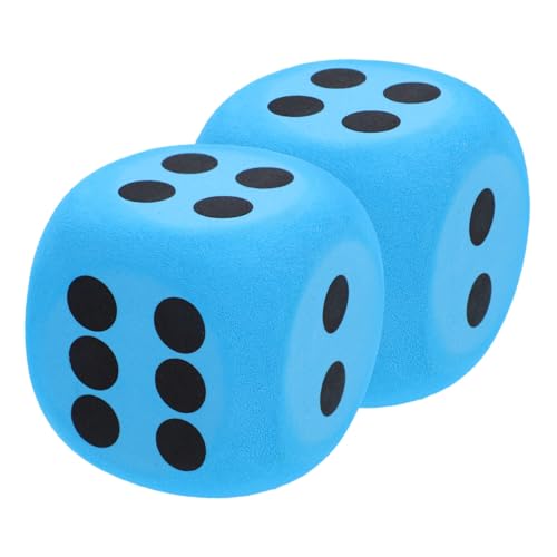 DECHOUS 2pièces Dés Mousse Eva Grands pour Classe Jeu Activité Accessoire Garçon Fille Apprentissage