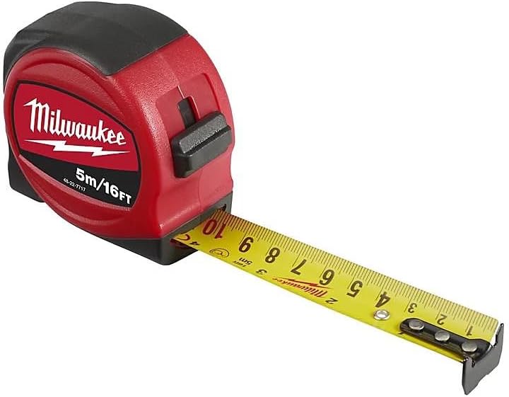 48227717 5m/16ft Pro Compact Tape Measure S5-16/25, Red
