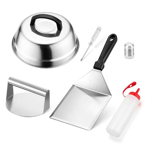Kit de 5 piezas para hamburguesas de acero inoxidable HaSteeL miniatura 1