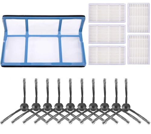 Jvnhent 16 Zubehör für ZACO V5sPro und V5x Saugroboter, Ersatzteile auch Kompatibel mit ILIFE V5s Pro, V5s, V5, V3s, V3 Staubsauger Roboter