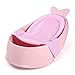 Angela Baignoire bébé Baignoire Comfort Deluxe Modèle Baleic Whale modèle Nouveau-né Grand Seau de Bain pour Enfant Assis Bassin de Douche - avec Bride élégante en Maille (Bleu Rose),Pink