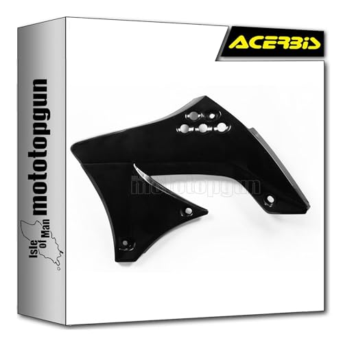 Radiator scoops acerbis 0013135.090 noir kawasaki kxf 450 mototopgun
