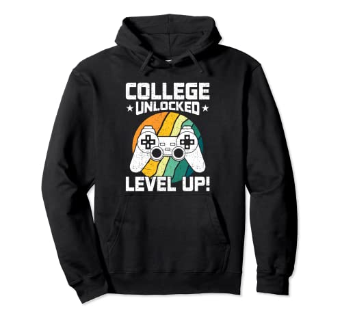 College Unlocked Level Up Video Gamer Gaming Sudadera con Capucha