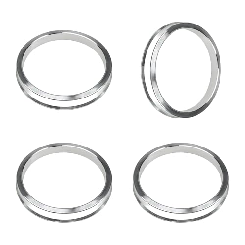 MTRPS 4 PCS Hub Centric Rings, 64 ID to 73 OD Wheel Center Bore Shaft Shock Absorbing Spacer...