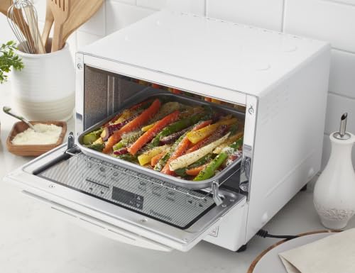 Panasonic FlashXpress Toaster Oven Countertop, 4-Slice Compact Size with Double Infrared Heating, 6 Auto Cook Options and Precise Temperature Control, 1300W - NB-G110P-W (White) - image 8