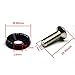 Wheel Lug Nut M6 JDM Car Modified Hex Fasteners Fender Washer Bumper Engine Concave Screws Car-Styling Wheel Nut Caps (Color : White)