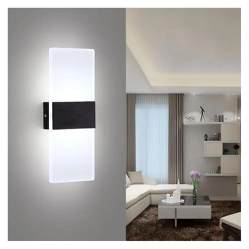 Apliques de pared LED moderna y sencilla para salón con decoración elipse rectangular 6