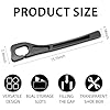 Lalalancer No Drop Seat Guard,Car Seat Gap Filler,Drop seat Gap fillers Between Seat and Console Stop Things from Dropping(Black) #2