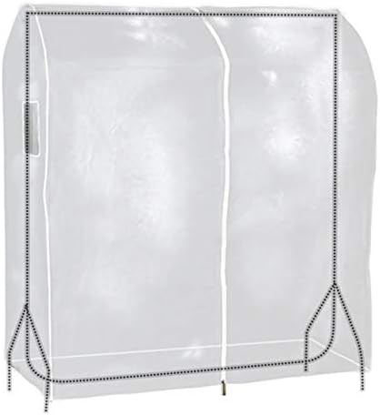 Hoesh International Transparent Clear Clothes Rail Cover Waterproof Peva (4ft)