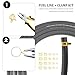 5PCS 3.28Ft Fuel Line Hose Kit,Multi-Purpose 3/16