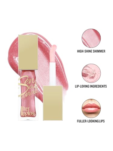 Image of Daily Life Forever52 Sensational Lifter Lip Gloss | High-Shine, Hydrating & Non-Sticky | Infused with Hyaluronic Acid, Coconut Fruit Extract & Castor Seed Oil | Fuller, Smooth, Radiant Lips (Rose Melt 04, 7.5g)