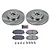 Power Stop Brake Kit For 2008-2014 Scion xD, 2009-2019 Toyota Corolla, 2009-2013 Toyota Maxtix 1.8L - Autospecialty Front Replacement Kit - OE Brake Rotors and Ceramic Brake Pads, KOE4669