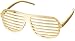 Forum Novelties Color Line Slate Glasses, Gold