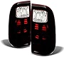 ACANII - For Dark Tinted 2008-2016 Ford F250 F350 F450 F550 Super Duty Tail Lights Left+Right