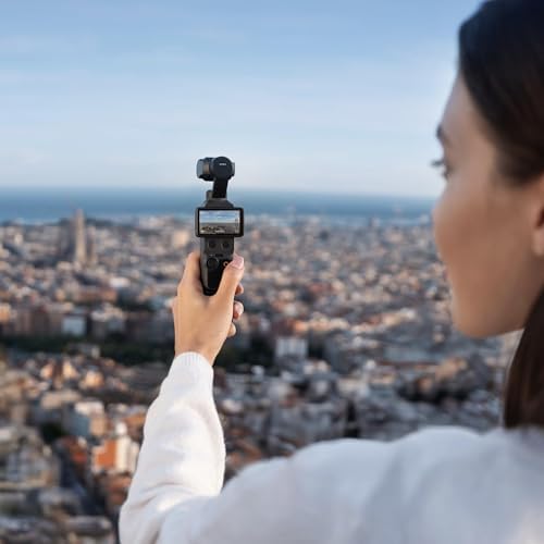 DJI Osmo Pocket 4 Essential Combo, Pocket Gimbal Vlog Camera, 1″ CMOS & 4K/240fps, 3‑Axis Stabilization, 2× Lossless Zoom, 14‑Stop Dynamic Range, 107GB Built‑in Storage, Handle with 1/4″ Thread — view 8