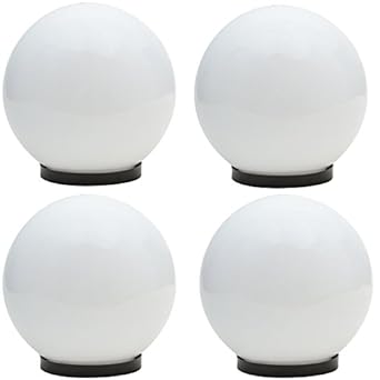 Weldecor Polycarbonate Unbreakble Doom Globe Light (White) 4 Pieces