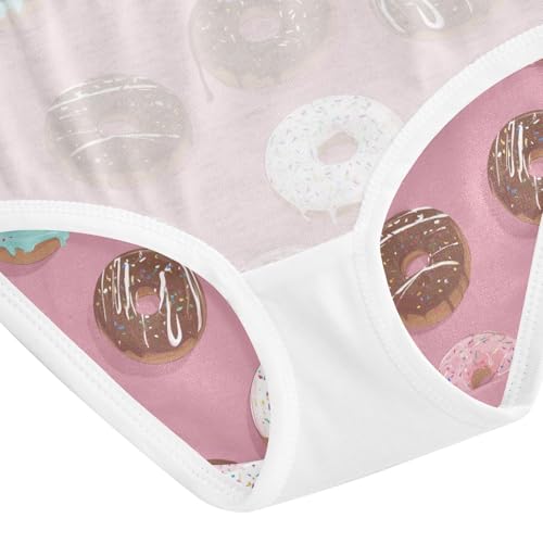 Girls Underwear Soft Cotton Doughnuts Kids Panties in Sizes 2/3t, 4t, 5t, 6 and 8 5