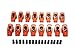 DEEPMOTOR Enhanced 2024-T6 Aluminium for Chevy SBC 350 Rocker Arms 1.5 Ratio 3/8’’ SBC Rocker Arms