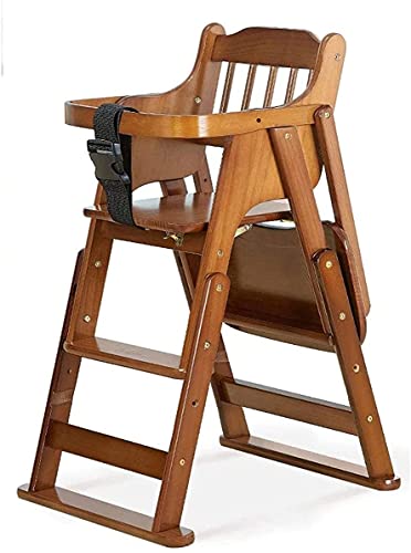 Outdoor Chairs Foldable Baby Dining Chair,High Chair for Baby Toddler, Foldable Wooden Highchair, Easy Clean