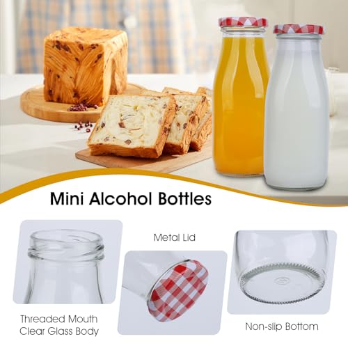 Yeelua 6Pcs 250ml Glass Milk Bottle - Image 3