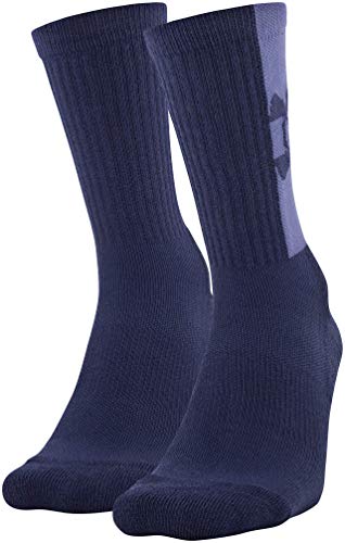 Under Armour Adult Game and Practice Crew Socks, 2-Pairs