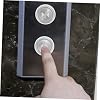 36mm Diameter Elevator Door Open/Close Buttons Replacement Parts for Apartment/Office Sturdy Modern Design