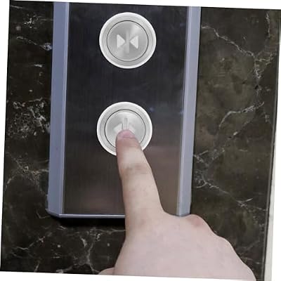 36mm Diameter Elevator Door Open/Close Buttons Replacement Parts for Apartment/Office Sturdy Modern Design