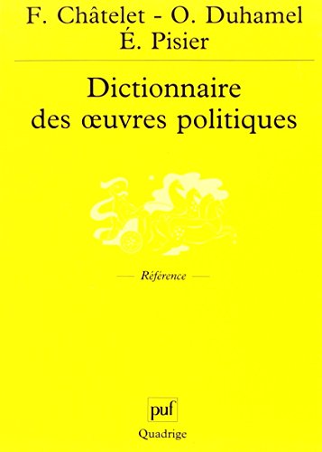 Télécharger Dictionnaire des oeuvres politiques PDF Ebook En Ligne