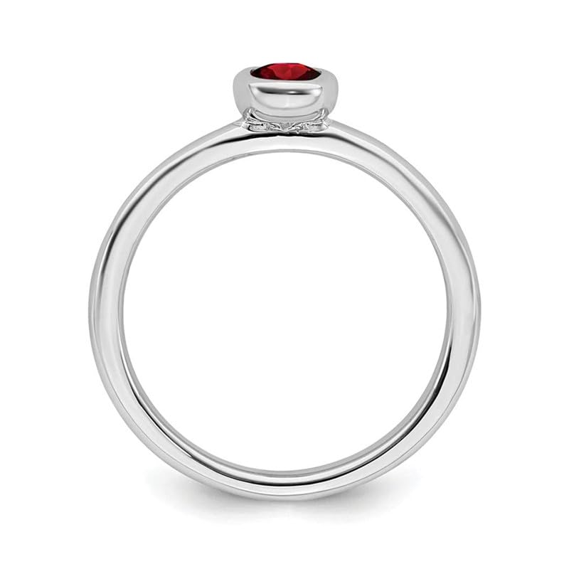 Bague solitaire grenat rouge, le bijou idéal pour illuminer vos soirées