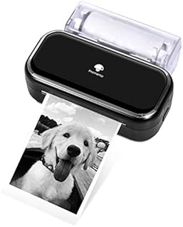 Phomemo Sticker Printer, M03 3 inch Mini Instant Thermal Photo Printer, Bluetooth Wireless Printer Portable Phone Printer for iOS & Andriod, Journal, Photos, Notes - Purple