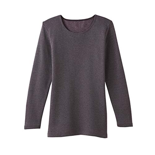 グンゼ インナーシャツ 裏起毛 厚手 あったかインナー 伸びる 長袖インナー ホットマジック 寒さ知らず MH5646R/MH5646K レディース の商品画像 4